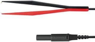 KML 7848 AU / PZ / 150 / SW - SCHUTZINGER - KML 7848 AU / PZ / 150 / SW - Test Patch Lead, 4mm Banana Plug, Shrouded, SMD Test Tweezer, 5 ft, 1.5 m, Black, 1 A