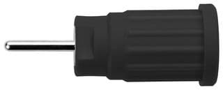 SEPB 6449 NI / SW - SCHUTZINGER - SEPB 6449 NI / SW - Banana Test Connector, Jack, Panel Mount, 24 A, 1 kV, Nickel Plated Contacts, Black