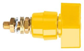 POL 631 / GE - SCHUTZINGER - POL 631 / GE - Binding Post, 63 A, 1 kV, Panel Mount, Yellow