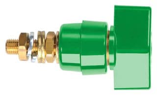 POL 631 / GN - SCHUTZINGER - POL 631 / GN - Binding Post, 63 A, 1 kV, Panel Mount, Green
