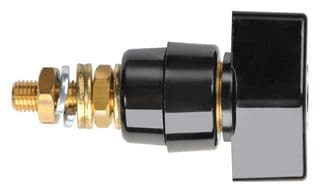 POL 631 / SW - SCHUTZINGER - POL 631 / SW - Binding Post, 63 A, 1 kV, Panel Mount, Black