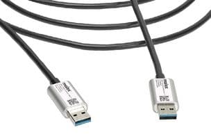 106413-4010 - MOLEX - 106413-4010 - USB Cable, Type A Plug to Type A Plug, 10 m, 32.8 ft, USB 3.1, Black