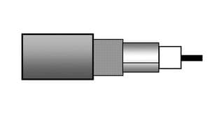 H155A01.00B100 - BELDEN - H155A01.00B100 - Coaxial Cable, RG58/U, Copper, 5.4 mm, 50 ohm, Black