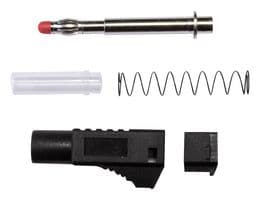 BU-3261410-0 - MUELLER ELECTRIC - BU-3261410-0 - Banana Test Connector, Plug, Cable Mount, 45 A, 1 kV, Black