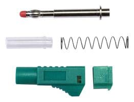 BU-3261410-5 - MUELLER ELECTRIC - BU-3261410-5 - Banana Test Connector, Plug, Cable Mount, 45 A, 1 kV, Green