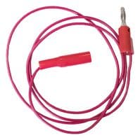 BU-2031-A-36-2 - MUELLER ELECTRIC - BU-2031-A-36-2 - Alligator Clip to Banana Plug Test Lead, Minigator Clip, 4mm Stackable Banana Plug, 36 ", 914 mm