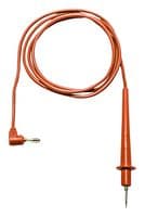 BU-2741-D-48-2 - MUELLER ELECTRIC - BU-2741-D-48-2 - Test Tip Probe, Test Tip Probe, 4mm Right Angle Banana Plug, 47 ", 1.2 m, Red, 10 A
