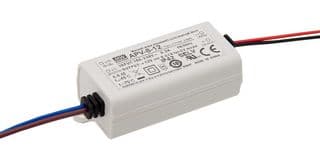 APV-8-12 - MEAN WELL - APV-8-12 - LED Driver, ITE, 8 W, 12 VDC, 670 mA, Constant Voltage, 90 V