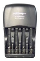 QC-650 UK - MULTICOMP PRO - QC-650 UK - BATTERY CHARGER, QUICK CHARGE, AA/AAA