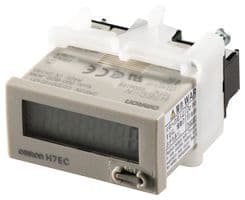H7ET-N - OMRON INDUSTRIAL AUTOMATION - H7ET-N - Panel Mount Timer, Self Powered Totalizer, 0 s, 999999.9 h, 22.2 mm, 45 mm