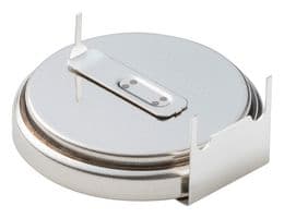 CR2450X-HE6 - MURATA - CR2450X-HE6 - Battery, 3 V, Lithium Manganese Dioxide, 600 mAh, PCB Pins, 1