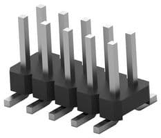2842144-4 - TE CONNECTIVITY - 2842144-4 - Pin Header, Board-to-Board, 2 mm, 2 Rows, 8 Contacts, Surface Mount Straight, AMPMODU