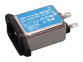 GL-2060C3 - KEMET - GL-2060C3 - Filtered IEC Power Entry Module, IEC C14, General Purpose, 6 A, 250 VAC
