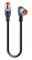 RST 4-RKWT/LED P 4-225/2 M - LUMBERG AUTOMATION - RST 4-RKWT/LED P 4-225/2 M - Sensor Cable, 4 Pos, 2 m, 6.6 ft, RST-RKWT/LED Series