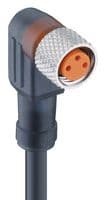 RKMWV 3-224/5 M - LUMBERG AUTOMATION - RKMWV 3-224/5 M - Sensor Cable, 3 Pos, 90° M8 Plug, Free End, 3 Positions, 5 m, 16.4 ft, RKMWV Series