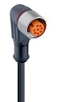 RKWT 8-282/10 M - LUMBERG AUTOMATION - RKWT 8-282/10 M - Sensor Cable, 8 Pos, 90° M12 Receptacle, Free End, 8 Positions, 10 m, 33 ft, RKWT Series