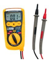 P01191739Z - CHAUVIN ARNOUX - P01191739Z - Handheld Digital Multimeter, CA702, AC/DC Voltage, Continuity, Diode, Resistance, 3.5, 2000, Auto