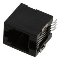 73306-111LF - AMPHENOL COMMUNICATIONS SOLUTIONS - 73306-111LF - Modular Connector, Modular Jack, 1 x 1 (Port), 4P4C, Cat3, Surface Mount