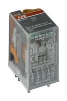 1SVR405613R2100 - ABB - 1SVR405613R2100 - Power Relay, 4PDT, 120 VAC, 6 A, CR-M Series, Socket