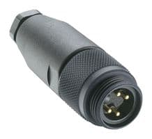 RSC 40/9 - LUMBERG AUTOMATION - RSC 40/9 - Sensor Connector, RSC Series, 7/8", Male, 3P + PE Positions, Screw Pin, Straight Cable Mount