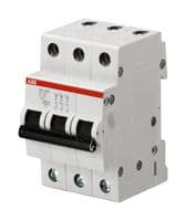 2CDS213001R0064 - ABB - 2CDS213001R0064 - Thermal Circuit Breaker, SH200 Series, 6 A, 3 Pole, 400 V, DIN Rail