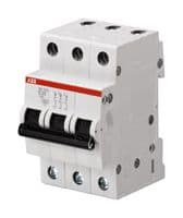 2CDS213001R0065 - ABB - 2CDS213001R0065 - Thermal Circuit Breaker, SH200 Series, 6 A, 3 Pole, 400 V, DIN Rail