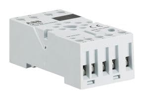 1SVR405670R0000 - ABB - 1SVR405670R0000 - Relay Socket, DIN Rail, Screw, 9 Pins, 10 A, 250 VAC, CR-U Series