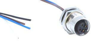 FPM12A04I12AR01 - NORCOMP - FPM12A04I12AR01 - Sensor Cable, 4 Pos, M12 Plug, Free End, 4 Positions, 304.8 mm, 12 ", VULCON Series