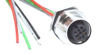 FPM12A05I12AF02 - NORCOMP - FPM12A05I12AF02 - Sensor Cable, 5 Pos, M12 Plug, Free End, 5 Positions, 304.8 mm, 12 ", VULCON Series