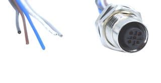 FPM12A05I12AR01 - NORCOMP - FPM12A05I12AR01 - Sensor Cable, 5 Pos, M12 Plug, Free End, 5 Positions, 304.8 mm, 12 ", VULCON Series