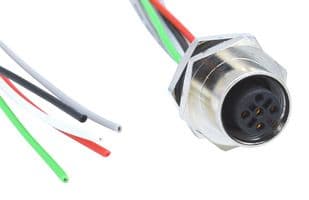 FPM12A05I12CF02 - NORCOMP - FPM12A05I12CF02 - Sensor Cable, 5 Pos, M12 Plug, Free End, 5 Positions, 304.8 mm, 12 ", VULCON Series