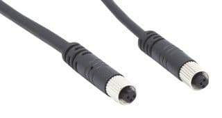 CCA-000-M02R234 - NORCOMP - CCA-000-M02R234 - Sensor Cable, 3 Pos, M5 Receptacle, M5 Receptacle, 3 Positions, 2 m, 6.6 ft, VULCON Series