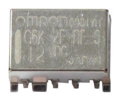 G6K-2F-RF-S DC12 - OMRON ELECTRONIC COMPONENTS - G6K-2F-RF-S DC12 - Signal Relay, High Frequency, 12 VDC, DPDT, 1 A, G6K Series, Surface Mount, Non Latching