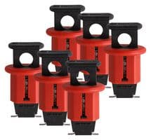 090845 - BRADY - 090845 - CIRCUIT BREAKER LOCKOUT, BLK/RED