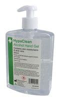M6852PM - SAFETY FIRST AID GROUP - M6852PM - Hand Gel Sanitiser, Alcohol, HypaClean, Pump Bottle, 500ml