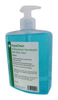 M7122 - SAFETY FIRST AID GROUP - M7122 - Handwash Sanitiser, Antibacterial, HypaClean, Pump Bottle, 500ml