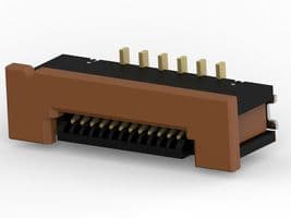 1-1734742-2 - TE CONNECTIVITY - 1-1734742-2 - FFC / FPC Board Connector, 0.5 mm, 12 Contacts, Receptacle, Surface Mount