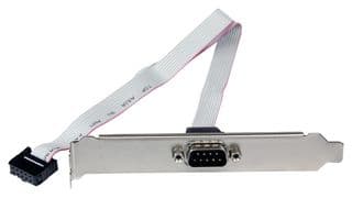 PLATE9M16 - STARTECH - PLATE9M16 - Computer Cable, D Sub 9 Position Plug, 10 Position IDC Receptacle, 406.4mm, Grey