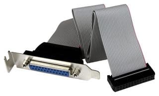 PLATE25F16LP - STARTECH - PLATE25F16LP - Computer Cable, LP 16in DB25 Parallel (F) to IDC 26 Pin Header Slot Plate