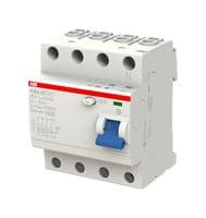 2CSF204001R1250 - ABB - 2CSF204001R1250 - Circuit Breaker, RCCB, F200, 4P, 300 mA, 400 V, 25 A