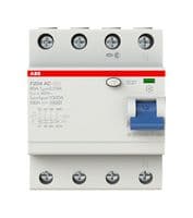 2CSF204001R1800 - ABB - 2CSF204001R1800 - Circuit Breaker, RCCB, F200, 4P, 30 mA, 400 V, 80 A