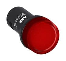 1SFA619402R1001 - ABB - 1SFA619402R1001 - LED Panel Indicator, Red, 240 VAC, 22 mm, 1.5 A, IP20, IP66, IP67, IP69K