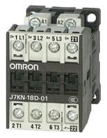 J7KN-18D-01 230 - OMRON INDUSTRIAL AUTOMATION - J7KN-18D-01 230 - Relay Contactor, J7KN Series, 3PST-NC, 3P, 8.5 A at 690 VAC, 10 kW at 690 VAC