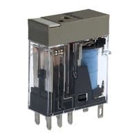 G2R-2-SN 110VDC (S) - OMRON INDUSTRIAL AUTOMATION - G2R-2-SN 110VDC (S) - Power Relay, DPDT, 110 VDC, 5 A, G2RS Series, Socket, Non Latching