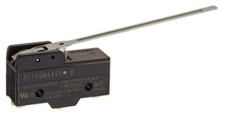 Z-15GW4455-B - OMRON INDUSTRIAL AUTOMATION - Z-15GW4455-B - Microswitch, High Precision, Snap Action, Long Hinge Lever, SPDT, Screw, 15 A, 14 V