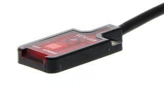 E3T-FL21 2M - OMRON INDUSTRIAL AUTOMATION - E3T-FL21 2M - Photoelectric Sensor, 30 mm, NPN Open Collector, 50 mA, 12 VDC to 24 VDC