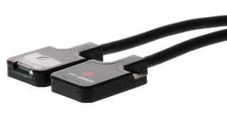 E3T-FT23 2M - OMRON INDUSTRIAL AUTOMATION - E3T-FT23 2M - Photoelectric Sensor, PNP Open Collector, 300 mm, 50 mA, 12 V to 24 V