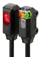 E3T-ST11 2M - OMRON INDUSTRIAL AUTOMATION - E3T-ST11 2M - Photoelectric Sensor, NPN Open Collector, 1 m, 50 mA, 12 V to 24 V