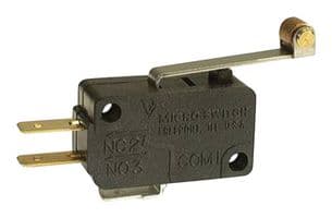 V15T16-EZ100A06 - HONEYWELL - V15T16-EZ100A06 - Microswitch, Standard, Long Roller Lever, SPDT, Quick Connect, 16 A