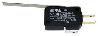 V7-1B17D8-048 - HONEYWELL - V7-1B17D8-048 - Microswitch, Miniature, Straight Lever, SPDT, Quick Connect, 11 A, 250 V